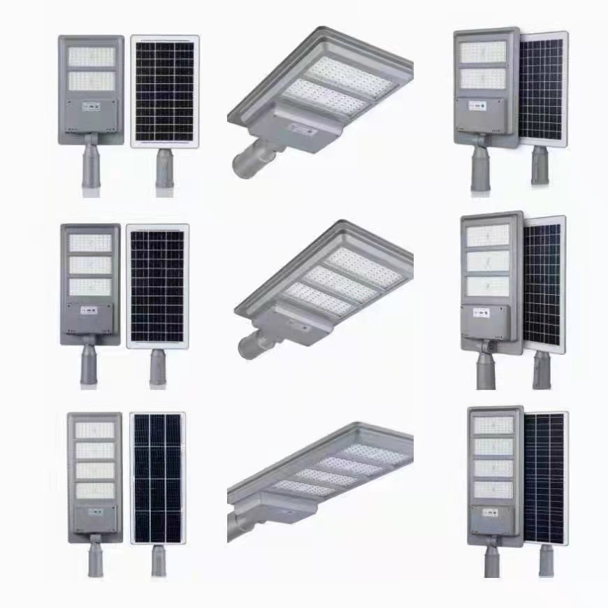 Solarna vrtna rasvjeta 100W 200W 300W Solarna ulična svjetiljka vodootporna IP65 (3)